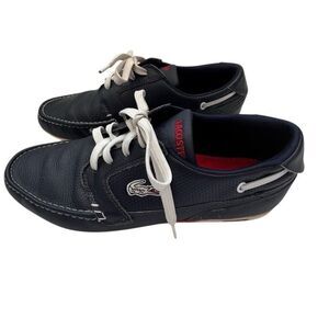 Lacoste Sport Dreyfus Blue Boat Shoes Moccasin  SZ 9.5